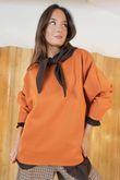 Soft Tech Batwing Top Saffron /3=